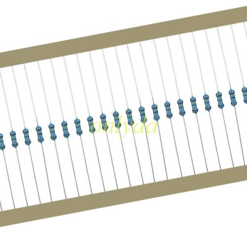 1/4W 2.4R Metal Film Resistor 2.4ohm 0.25W 1% ROHS 1000pcs 1 bag