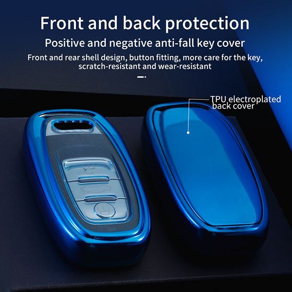 For Audi TPU protective key case,please choose the color