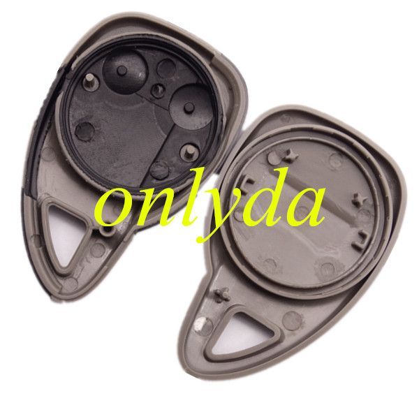 For Renualt 2 button remote key blank （with badge on back ）