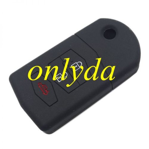 Mazda 3 button silicon case (Black,Blue ,Red. Please choose the color)