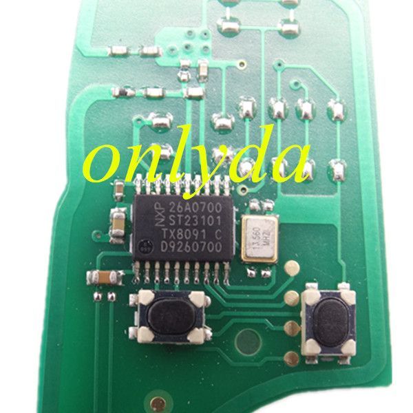 For Vauxhall 2B remote key PCF7941 chip-434mhz  G4-AM433TX 13271922 000274  After market remote