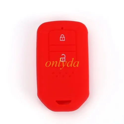Honda 2 button silicon case (Black,Blue ,Red. Please choose the color)