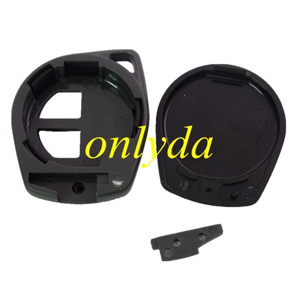 For Suzuki 2 button remote key blank with badage