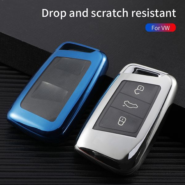 For New Magotan New Passat TPU protective key case black or red color, please choose the color