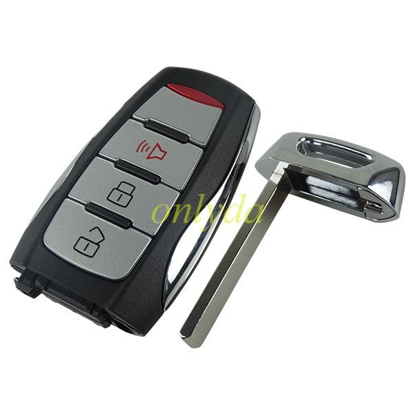 For Great Wall POE 3 button remote key with  FSK with 434MHZ, with Type 47 Plus transponder chip