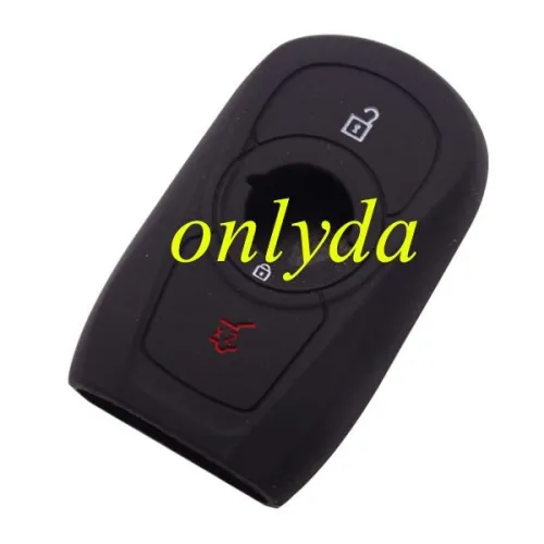 Opel 3 button silicon case (Black,Blue ,Red. Please choose the color)