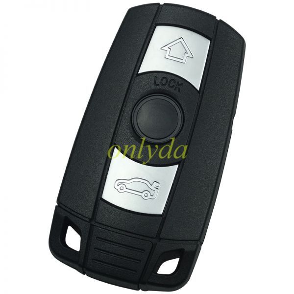 For BMW CAS3 3 button KEYLESS remote key with PCF7945/7953 chip  Hitag2+EE 868MHZ/434mhz/315mhz,  for bmw 1、3、5、6、X5，X6，Z4 series