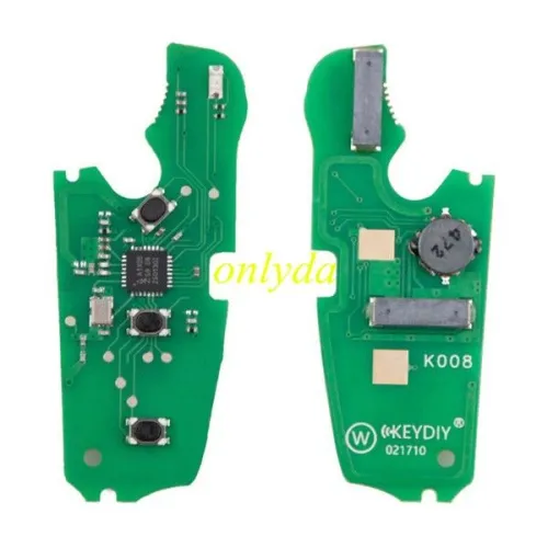 KEYDIY Remote key 3 button ZB09 smart key for KD-X2 and KD MAX
