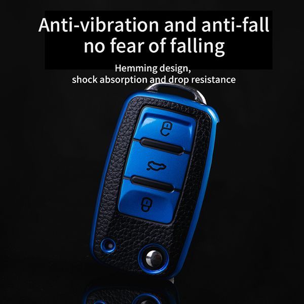 For VW 3 button TPU protective key case please choose the color