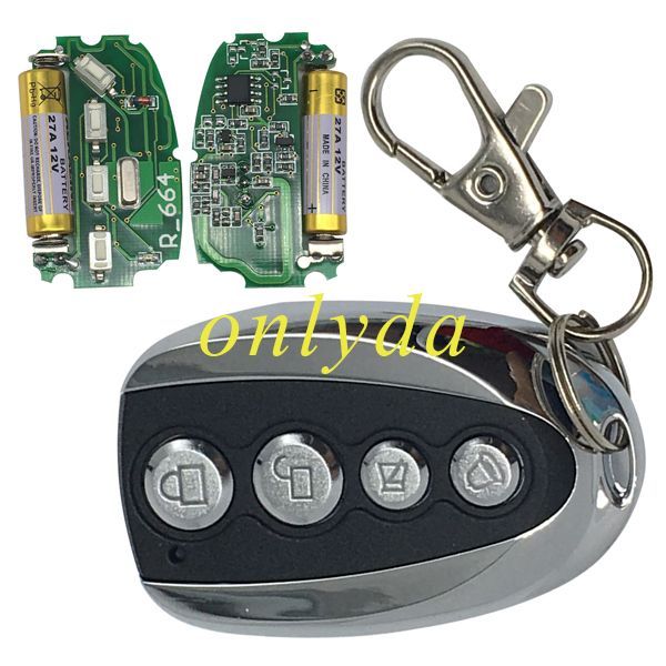 For face to face 4 button remote key
