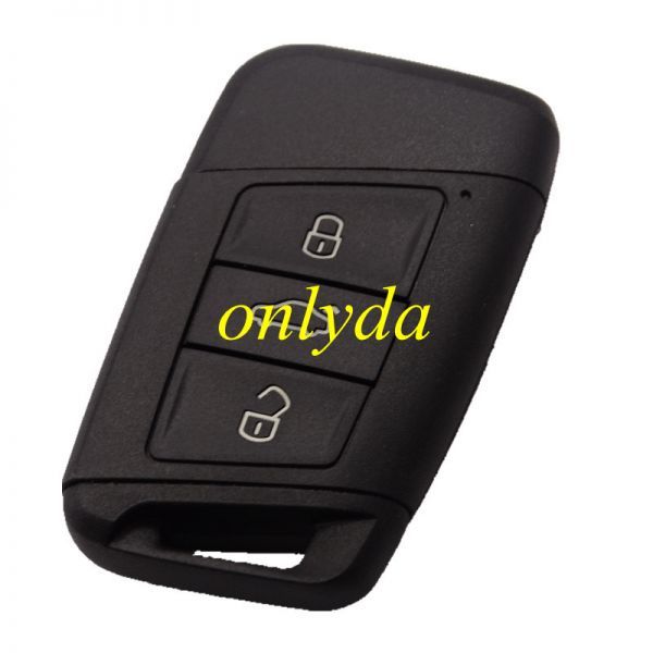 For VW 3 Button remote key blank  with HU162 blade