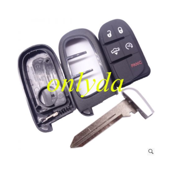 For Chrysler  keyless  remote key with 434mhz with PCF7945M (HITAG AES) chip   with 2+1/3+1/4+1 button key shell , please choose use for 2014-2018 JEEP Cherokee  434mhz ASK PCF7953M FCC ID: GQ4-54T                                                         OE:68141580AE/AC/AF/AG/AB                             with 2+1/3+1/4+1 button key shell , please choose