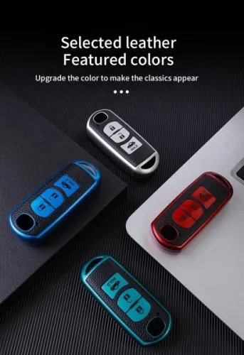 For Mazda A09H 3 button TPU protective key case please choose the color