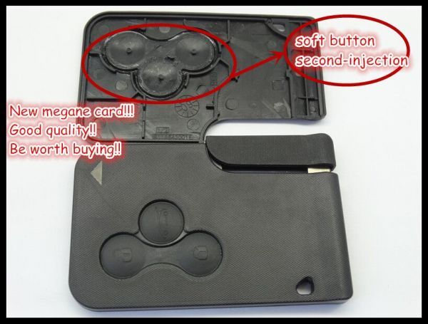 For  Renault  Megane 3 button  key blank & blade -without badge