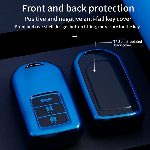 For Honda 3 button  TPU protective key case,please choose the color