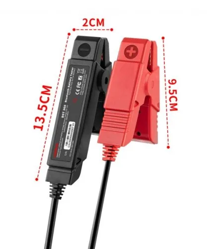 LAUNCH X431 BST360 Battery Test Clip Analyzer 6V-16V 2000CCA Voltage Battery Test Car Battery Tester Charging Cricut Load Tools