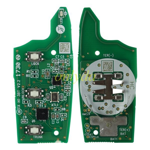 For OEM Hyundai 95430-J0500 3 button remote key with 434mhz without blade