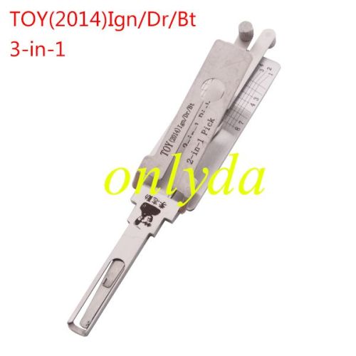 TOY(2014)  3 in 1 lockpick and decoder genuineTOY(2014)  3 in 1 lockpick and decoder genuine