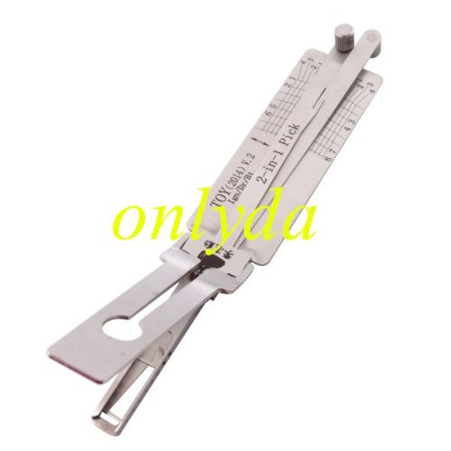 TOY2014 V.2 toyota 4 track Lishi 3 in 1 decode and lockpickTOY2014 V.2 toyota 4 track Lishi 3 in 1 decode and lockpick