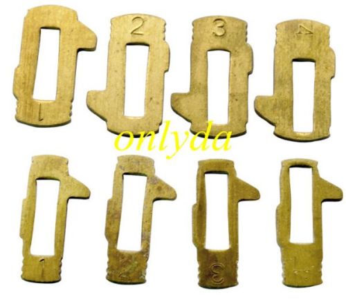 For Chrysler lock wafer. it contains model1,2,3,4,1,2,3,4,  20pcs each model