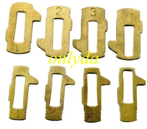 For Chrysler lock wafer. it contains model1,2,3,4,1,2,3,4,  20pcs each model