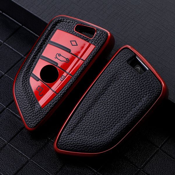 For BMW X5 X6 4 button  TPU protective key case , please choose the color