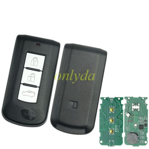 For Mitsubishi 3 button keyless smart remote key with 433.92Mhz M013 Smart Key For 2018 Mitsubishi Eclipse Cross 433.92MHz FSK NCF2951X / HITAG 3 / 47 CHIP Board No：M013
