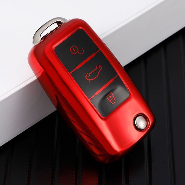 For VW 3 button TPU protective key case please choose the color