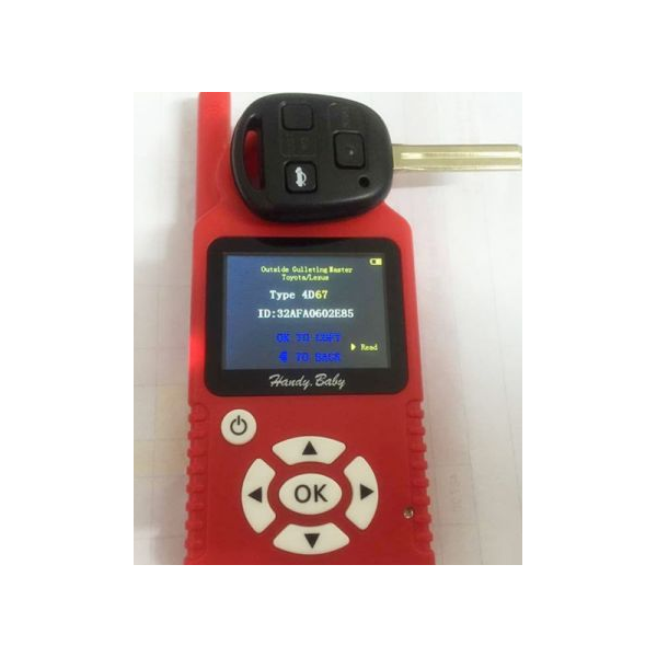 For Lexus 3 button remote key with 4D67 chip with 315mhz/433mhz use for Lexus land cruiser prado (short blade)