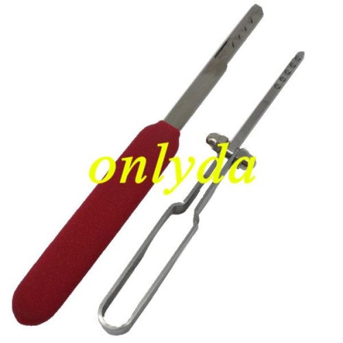 quick opening tool for inner groove blade lock of safe