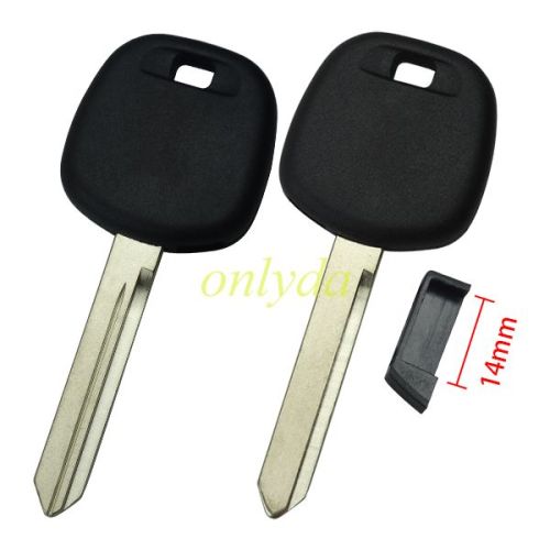 For toyota key blank (No logo) Toy47 blade （Soft plastic handle）