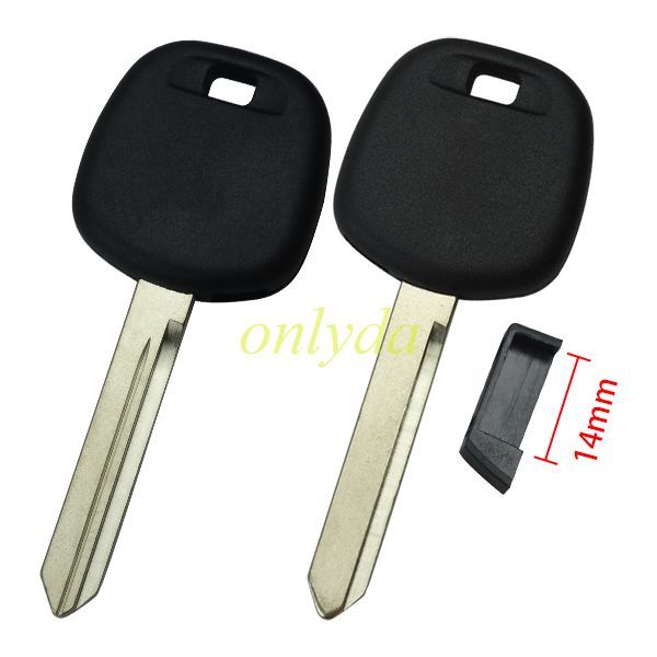 For toyota key blank (No logo) Toy47 blade （Soft plastic handle）