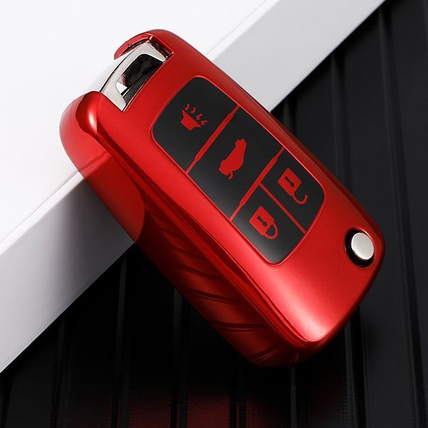 For Chevrolet 4 button  TPU protective key case, please choose  the color