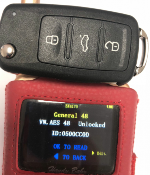 KYDZ VW MQB 3 button flip remote key with AES48 chip-315mhz /434mhz ASK model   handheld 5K0837202BH 5K0837202DH  For VW  Transporter Beetle Jetta Sharan Scirocco Polo