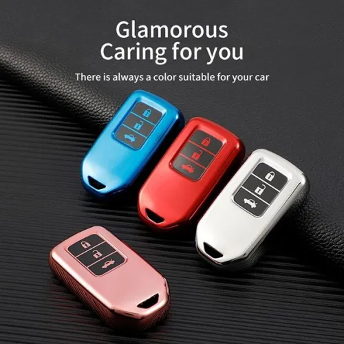 For Honda 3 button  TPU protective key case,please choose the color