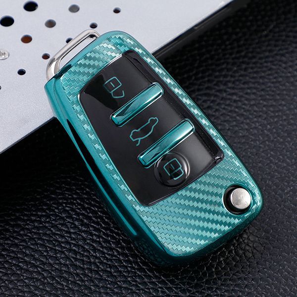 For Audi A3/Q3/Q2L/A1/S3 3button TPU protective key case,please choose the color