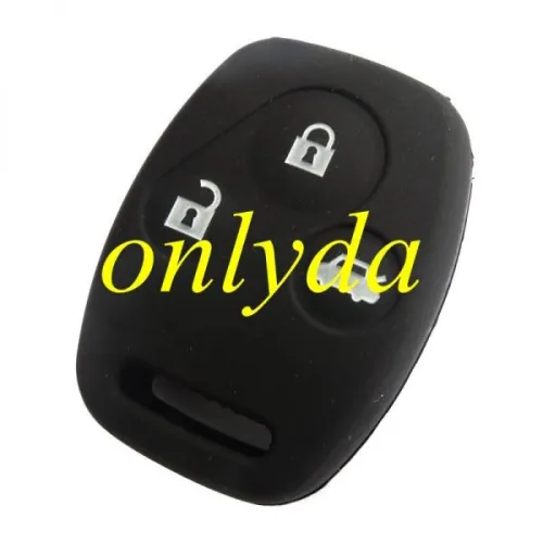 Honda 3 button silicon case (Black,Blue ,Red. Please choose the color)