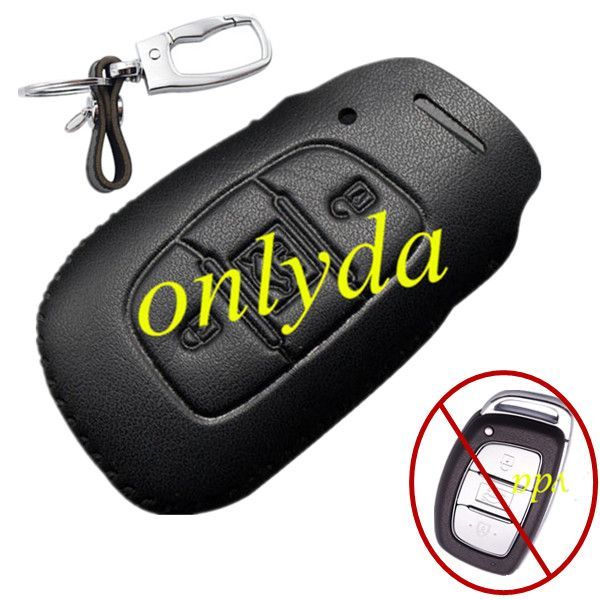 For Hyundai 3 button key leather case ELANTRA.