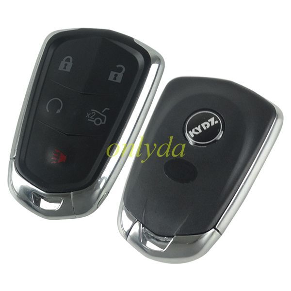 For Cadillac model 4+1 button KYDZ universal remote key pcf7942 HITAG2 46 chip 433mhz