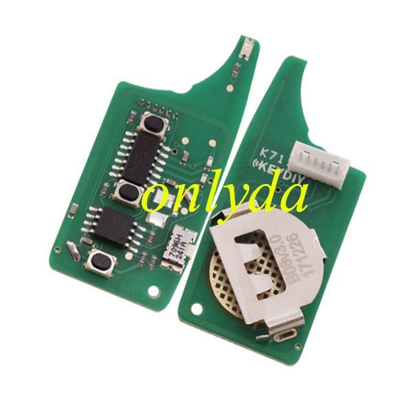 keyDIY brand for VW style 3+1 button keyDIY remote NB08-3+1 Multifunction