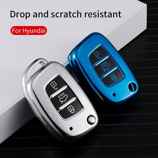 For Hyundai 3 button  TPU protective key case,please choose the color