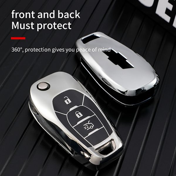 For Chevrolet 4 button  TPU protective key case, please choose  the color