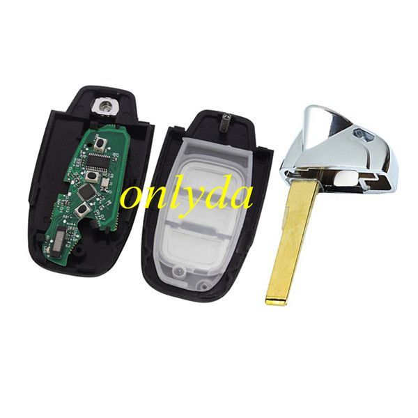 For Audi modified  MQB keyless remote with ID48 chip with 434mhz,FSK with Rem 8VO837220D   8VO837220,and 8VO837220G