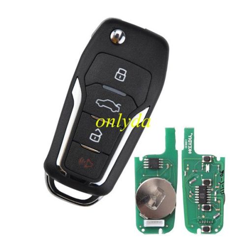 KEYDIY Remote key 4 button ZB12-4 smart key for KD-X2 and KD MAX