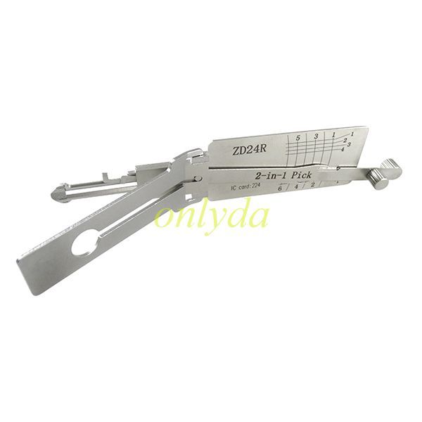 ZD24R  lishi 2 in 1 decode and lockpick for Apulia BMW  Honda Suzuki motorcycles