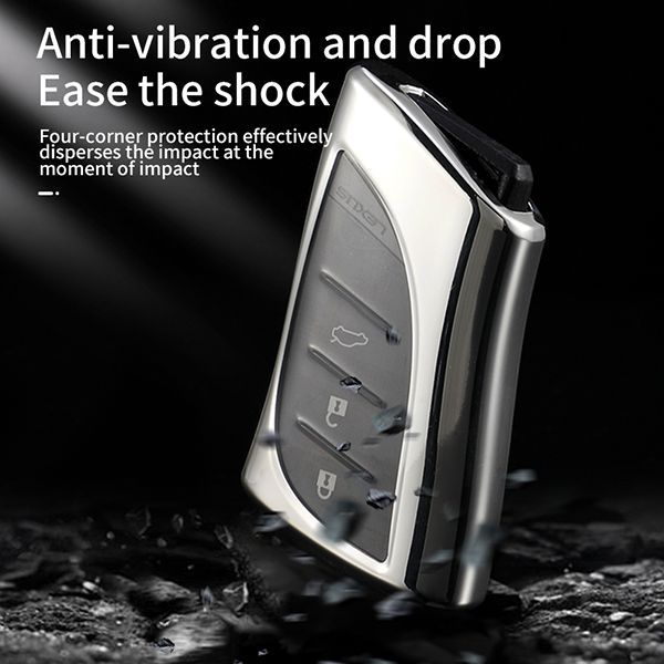 For Lexus TPU protective 3 button key case  please choose the color