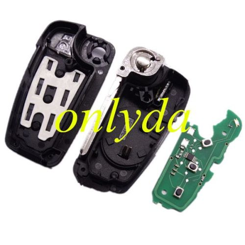 Audi A3TT 3 button remote key with ID48 chip 434mhz  HLO DE 8X0 837220D Hella 5F A 010 659 70  204Y11000400