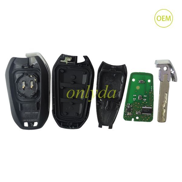 original Peugeot smart  remote key with 434mhz HITAG AES（4Achip) IM2A