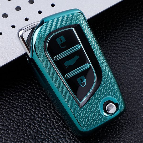 For Toyota 3 button TPU protective key case please choose the color