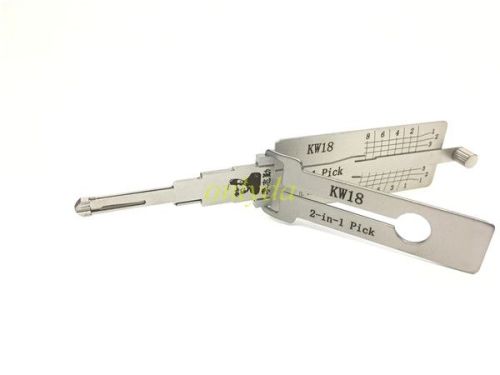 For KW18 lishi 2 in 1 decode and lockpick for Kawasaki Motorcycle